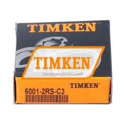 Timken 6001-2RS-C3 rulman resim 3