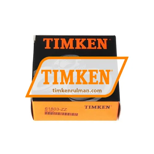 Timken 61803-ZZ ürün fotoğrafı 3