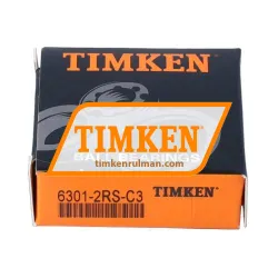 Timken 6301-2RS-C3 rulman resim 3